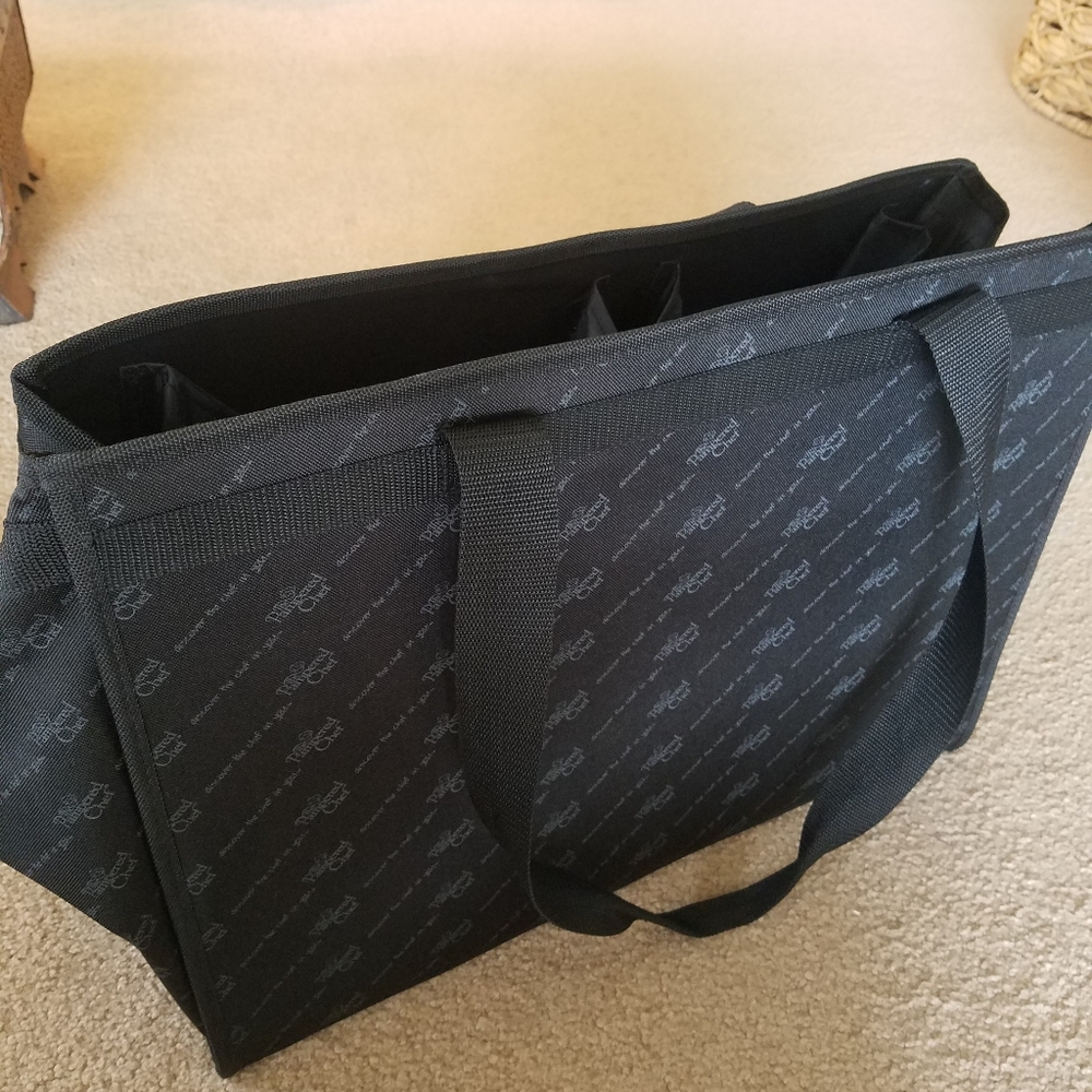 Pampered Chef XL Carrying Tote Bag, Black